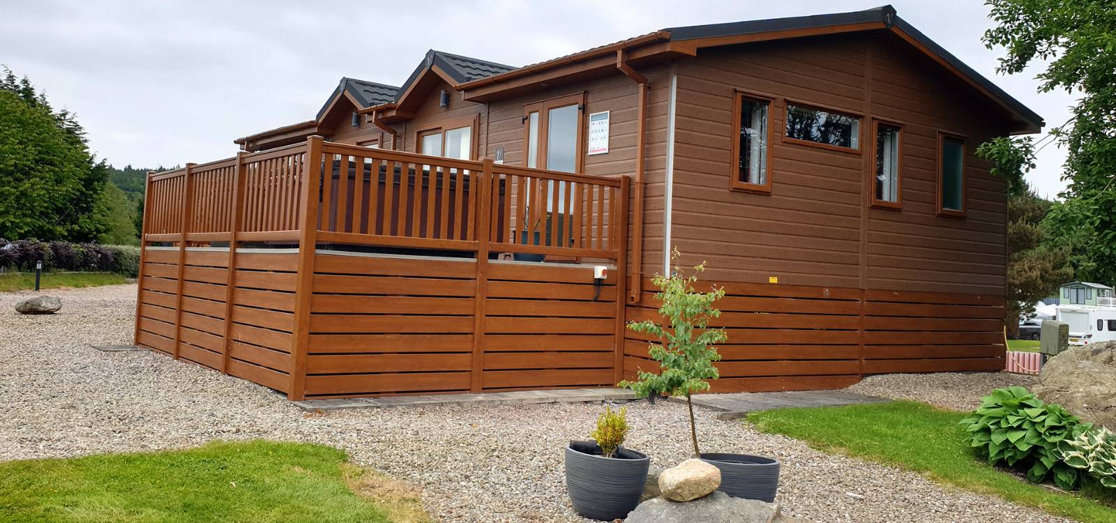 Deluxe Lodges with Hot Tubs