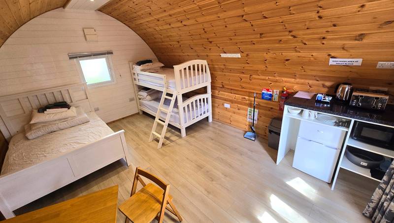 Camping Pod (Sleeps 4, max 2 adults)
