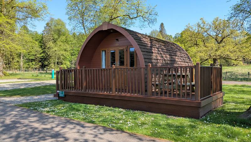 Large Camping Pods (sleeps 4, max 2 adults)