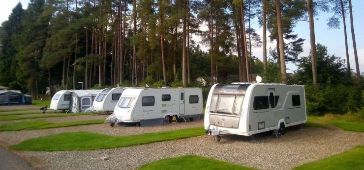 Touring & Motorhome Pitches | Callander Woods