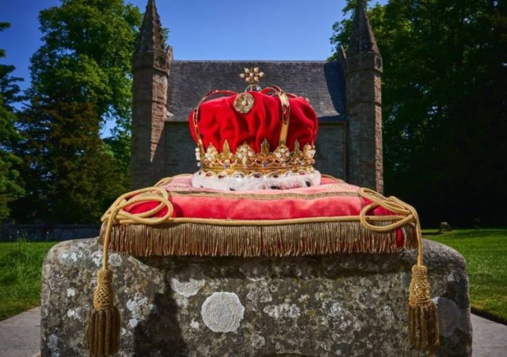 Recreation of Stone of Destiny at Scone Palace.jpg