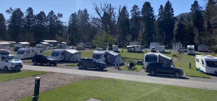 Touring & Motorhome Pitches | Faskally Woods, Pitlochry