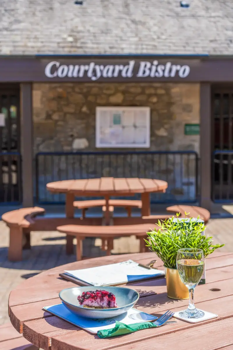 Faskally Woods Courtyard Bistro Exterior Seating